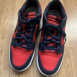 University Red Dunks