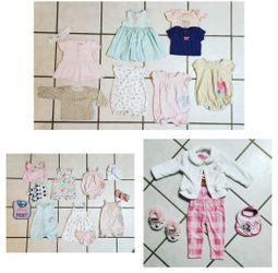 Mixed Lot of Babygirl Clothes Size 9M