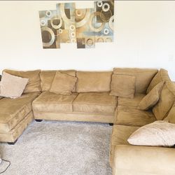Tan Sectional Couch