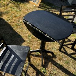 FREE - Table And Chairs (Bar height)