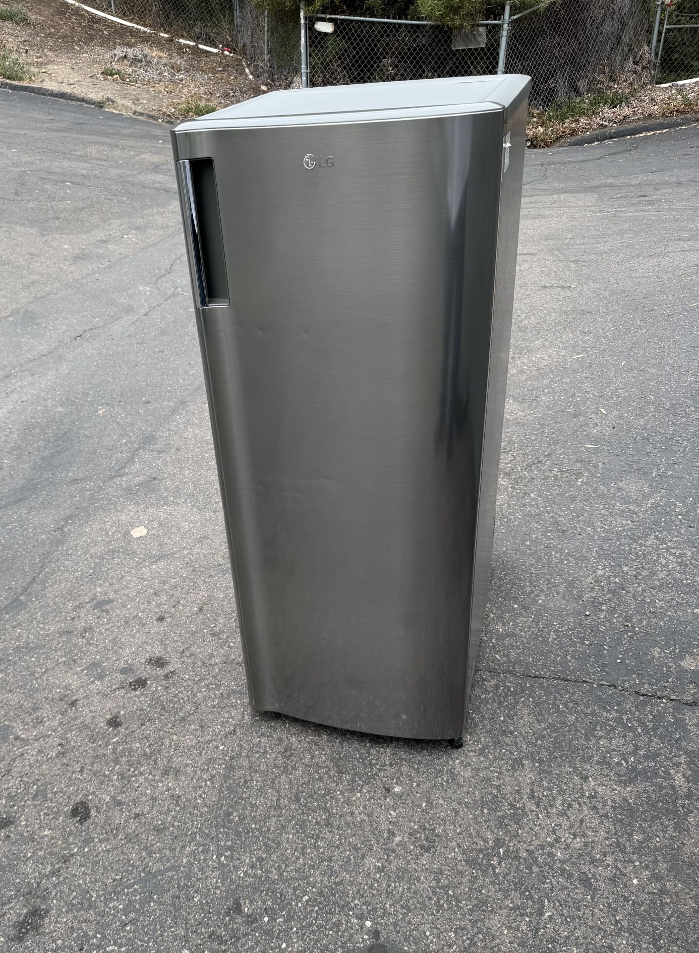 Stainless Steel Upright Freezer LG Free Local Delivery/30 Day Warranty