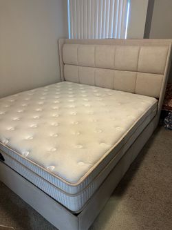 King mattress and bed frame