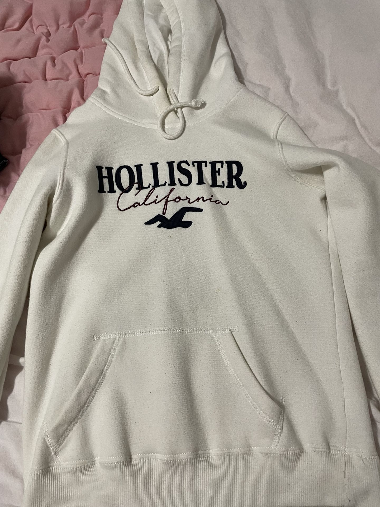 White Hollister Hoodie