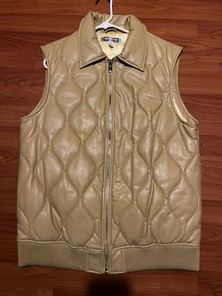 Urban Outfitters UO Annie Faux Leather Liner Vest - Size S