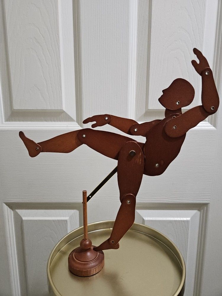 Vintage Xonex Articulated Wooden Model
