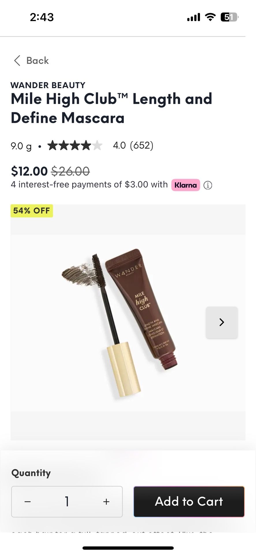 Mile High Club™ Length and Define Mascara