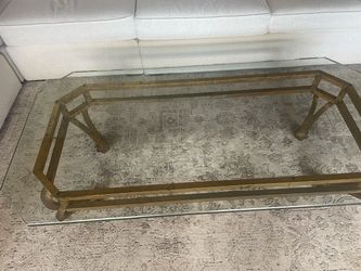 Glass Top Coffee Table