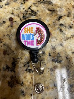 Dunkin donut badge reel