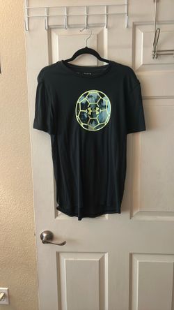Black soccer under armour shirt