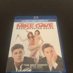 Mike and Dave Need Wedding Dates Blu-ray/DVD combo