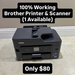 100% Working Brother Printer & Scanner (Only 1 Available) Pickup Today!