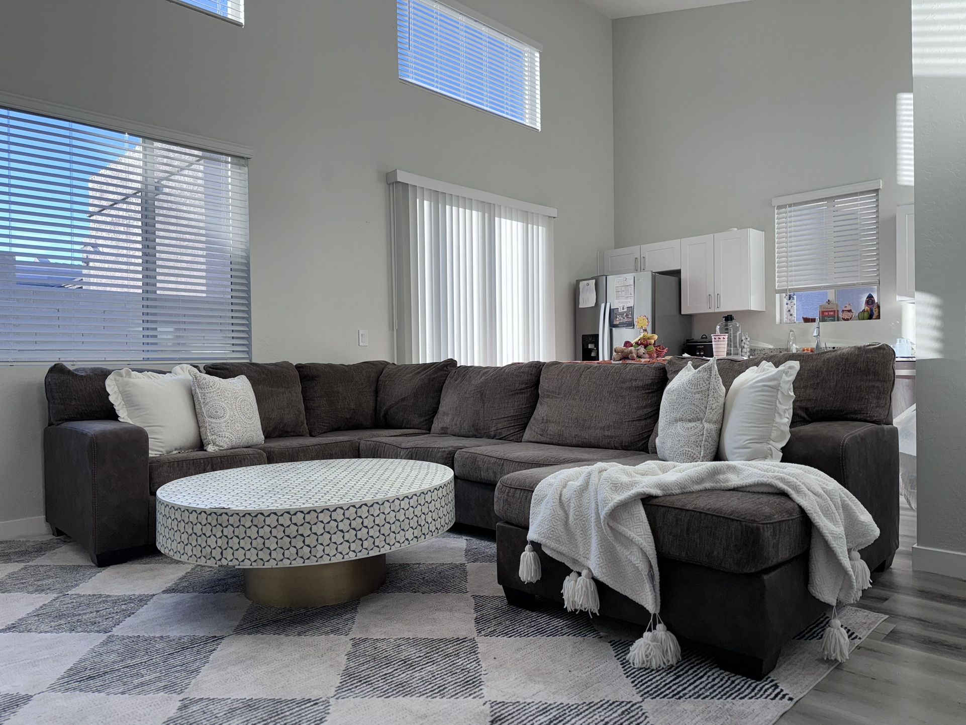 3 Piece Brown Sectional 