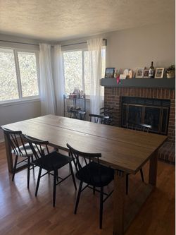 Large Oak Dining Table
