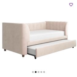 Valentina Twin Upholstered Daybed With Trundle
