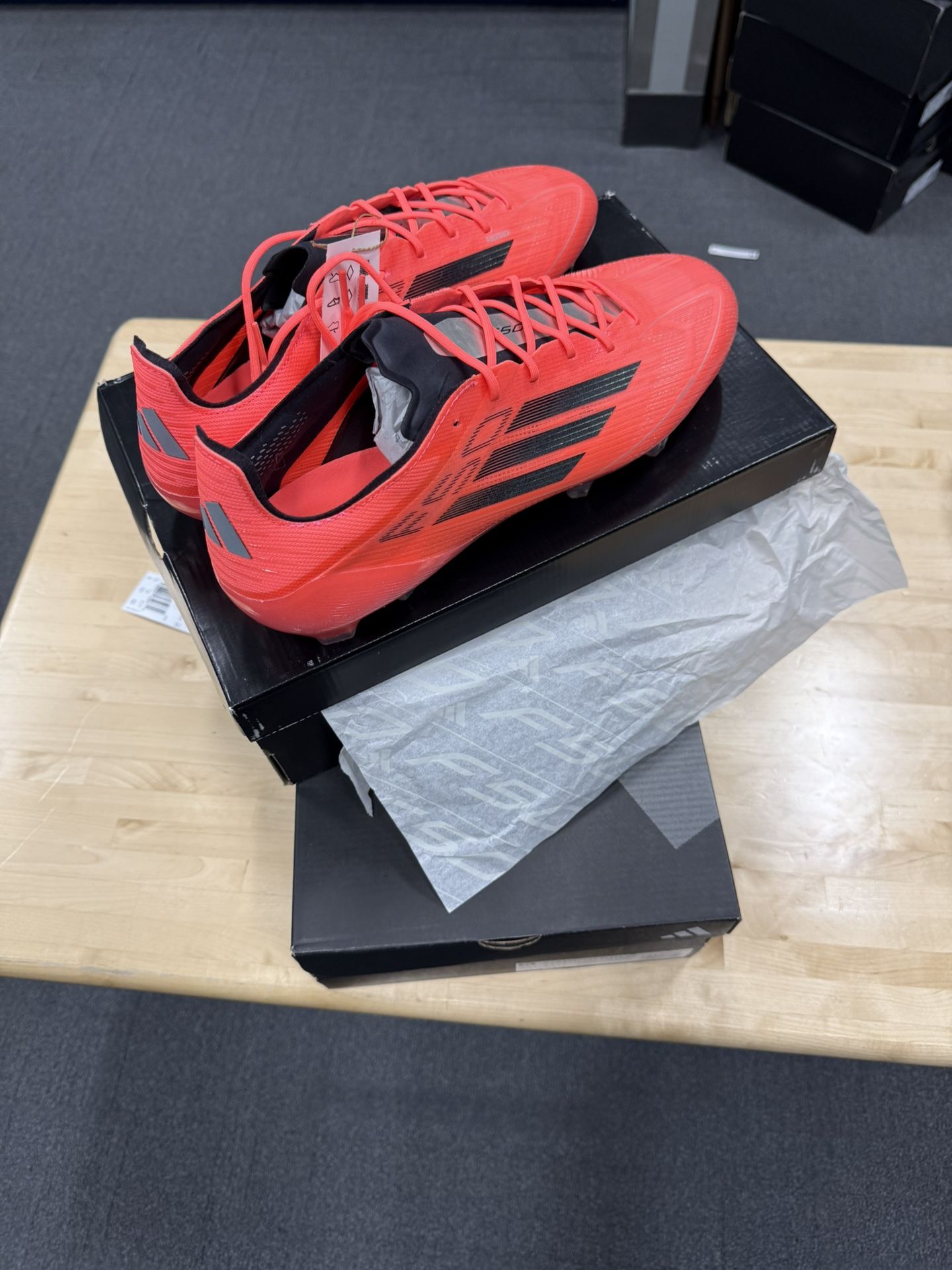 Adidas F50 red, size : 11.5 mens