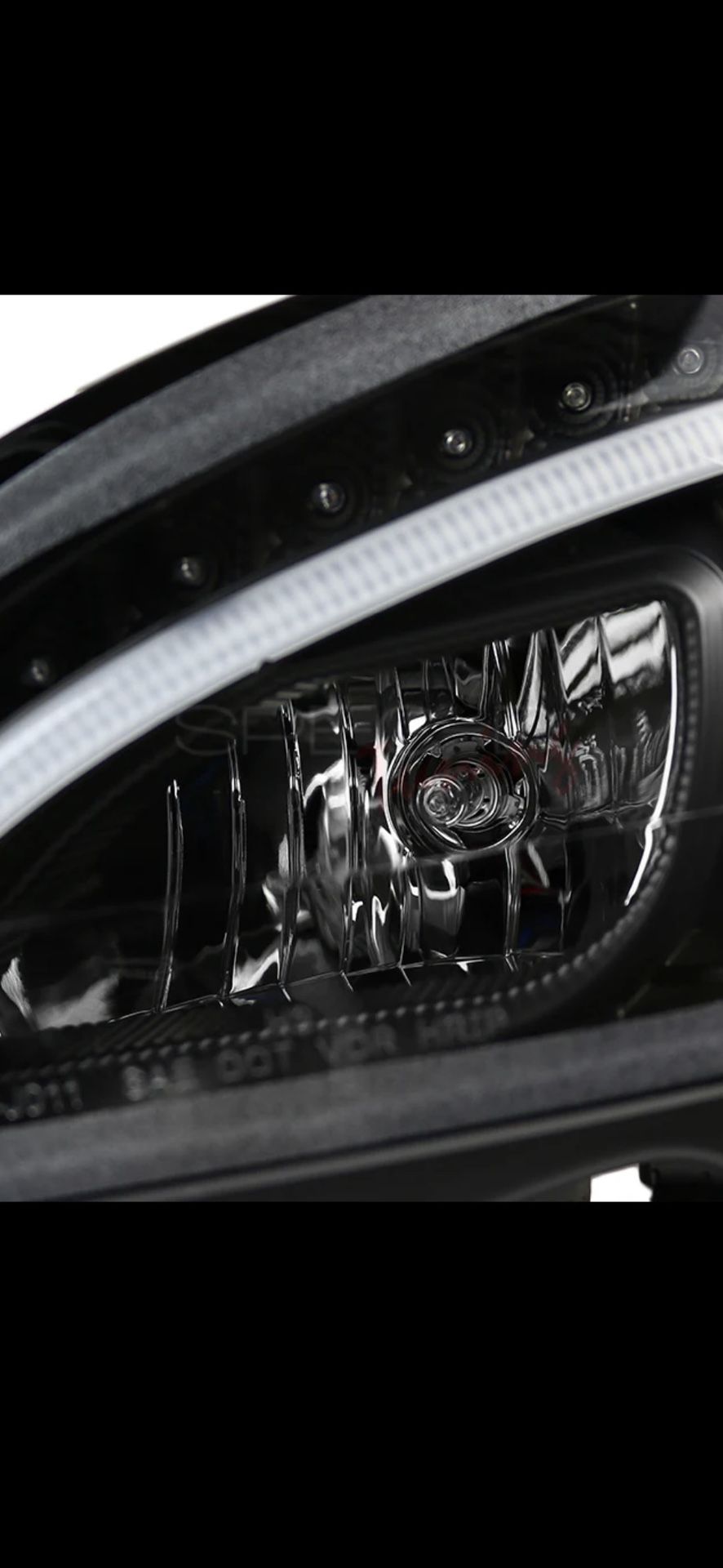 New Spec-D LED Projector Headlights – Fits Mercedes C-Class W204 (2008–2011)