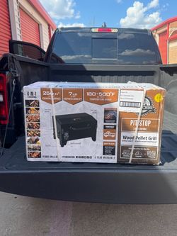Pit Boss Tabletop Pellet Smoker, 256 Square inch Wood Fired Pellet Grill, Onyx Series