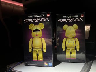 Bearbrick Hajime Sorayama Chogokin (2G Exclusive) 200% Gold