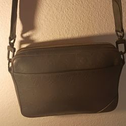 Louis Vuitton Calfskin Shadow Monogram Messenger Bag
