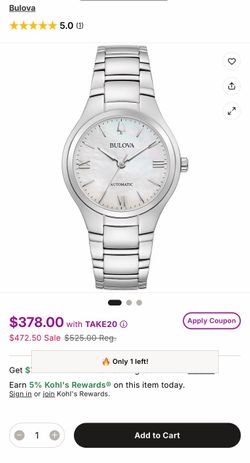 Bulova watch