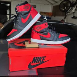 Air Jordan Retro 1 Satin Red