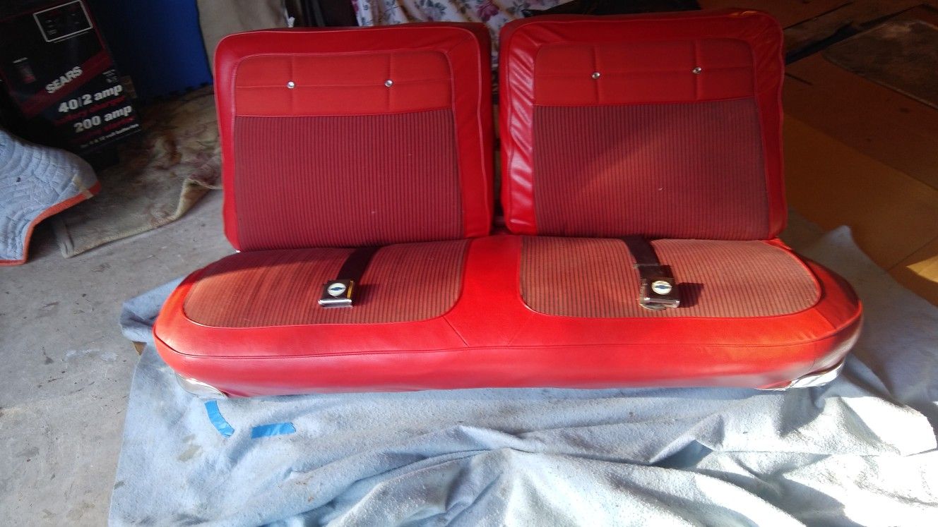 1962 Chevy Impala Front Bench Split Seat.