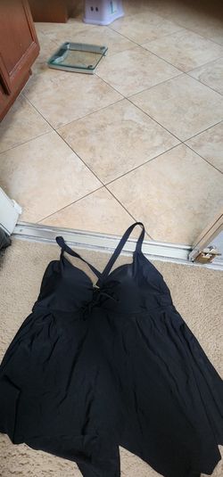 Black Swimsuit Top Size 20
