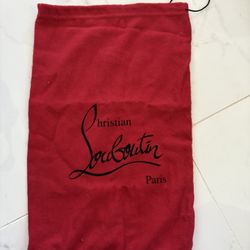 Christian Louboutin Vibrant Red Shoe Bag