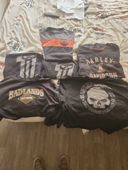 Assorted Harley Davidson Shirts
