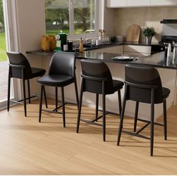 Upholstered counter height bar stools
