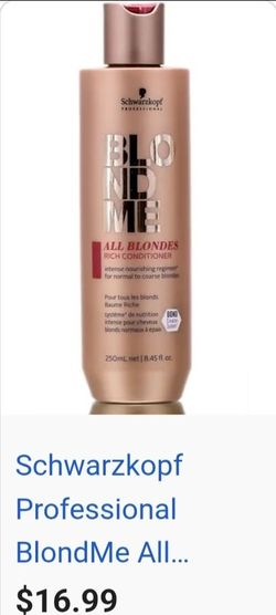 Blond hair conditioner/shampoo