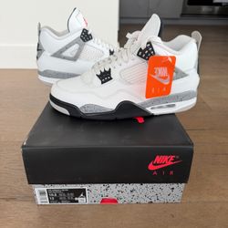 NEW: SIZE 10.5 Nike Air Jordan 4 White Cement (2025)