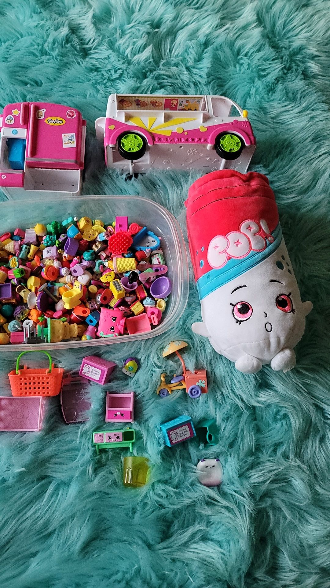 Shopkins and Accessories Bundle Over 100 pieces