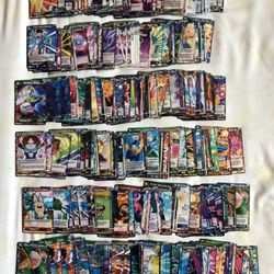 Dragon Ball Z Around 600 Cards Plus New Goku Figure For $70