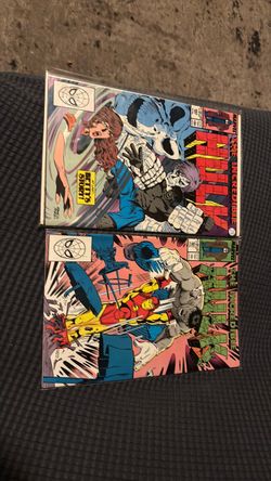 The Incredible Hulk Marvel Comic Books Lot of 2