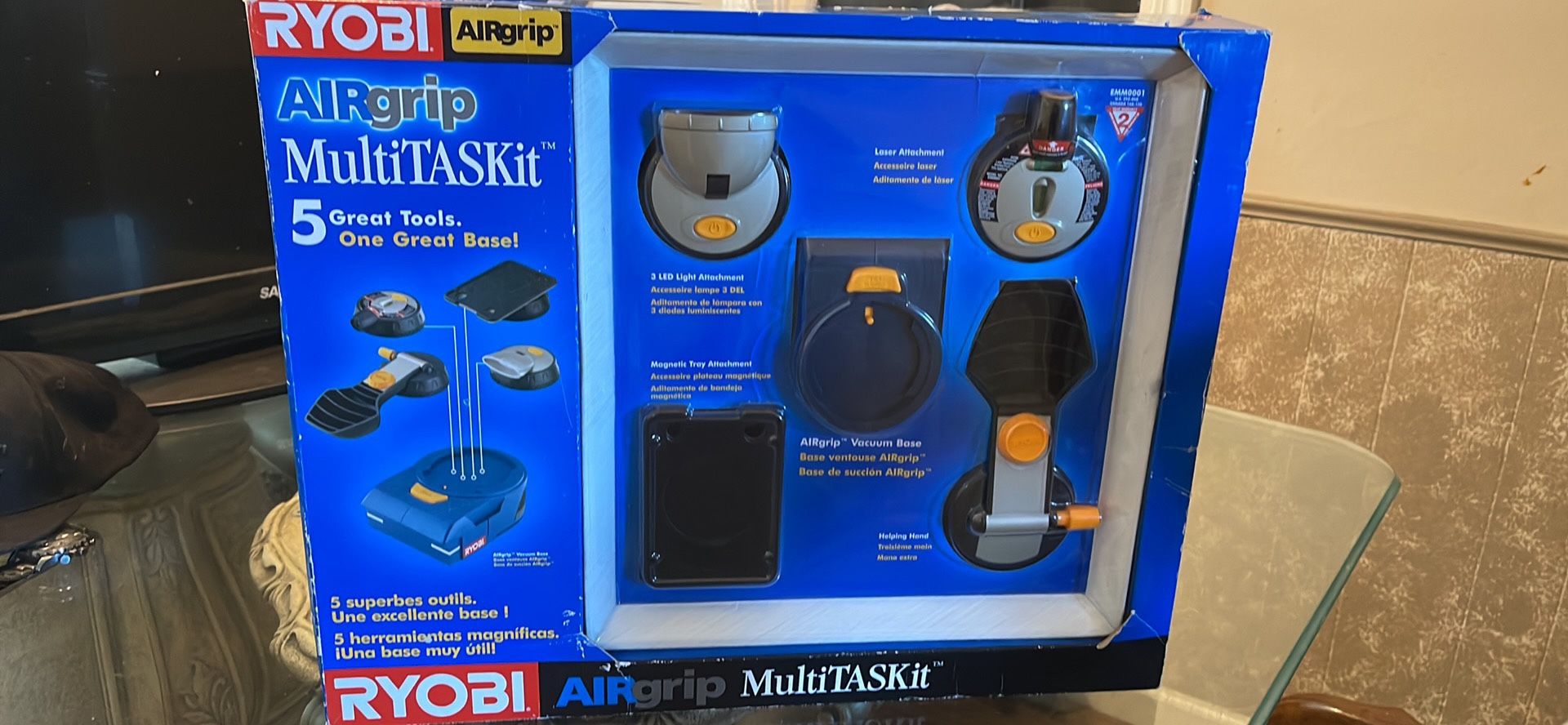Ryobi Air grip laser
