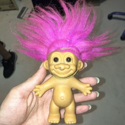 Purple Hair Troll Doll