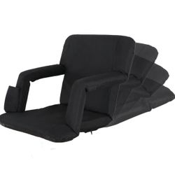 ZENYâ„¢ Portable Stadium Seat for Bleachers and Bench 5-Reclining Adjustable Positions Foldable Chair