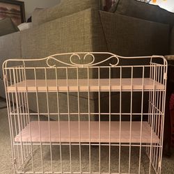 Small Pink IKEA Shelf, Storage Rack