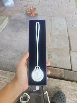 Swatch x Audemars Piguet Royal Pop "Huit Blanc" pocket watch in white Bioceramic