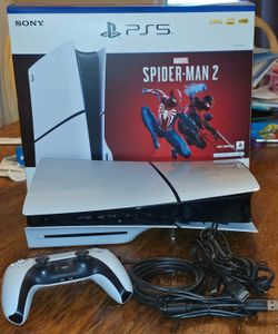 🔥🔥Sony PS5 Slim Blu-Ray Edition 1TB with five games