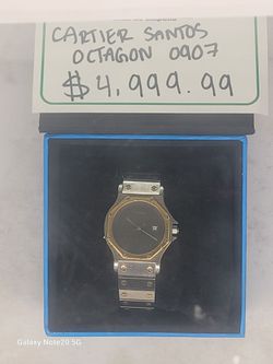 Cartier Santos Octagon Ghost Dial 0907 2-tone