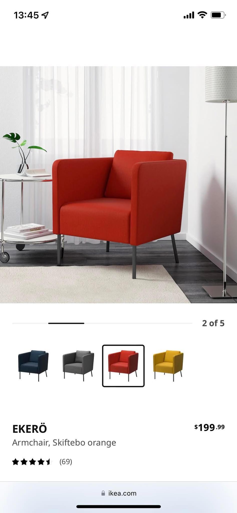 Red Arm Chair