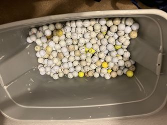 Large Tote Of Misc Golf Balls!!