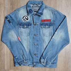 Tokyo Japan Jean Jacket Mens Size Small