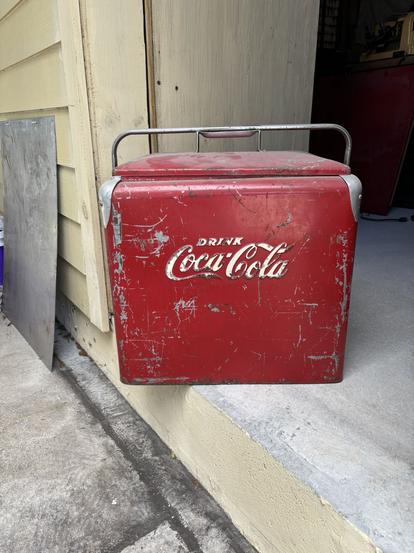 Antique Coca Cola Cooler