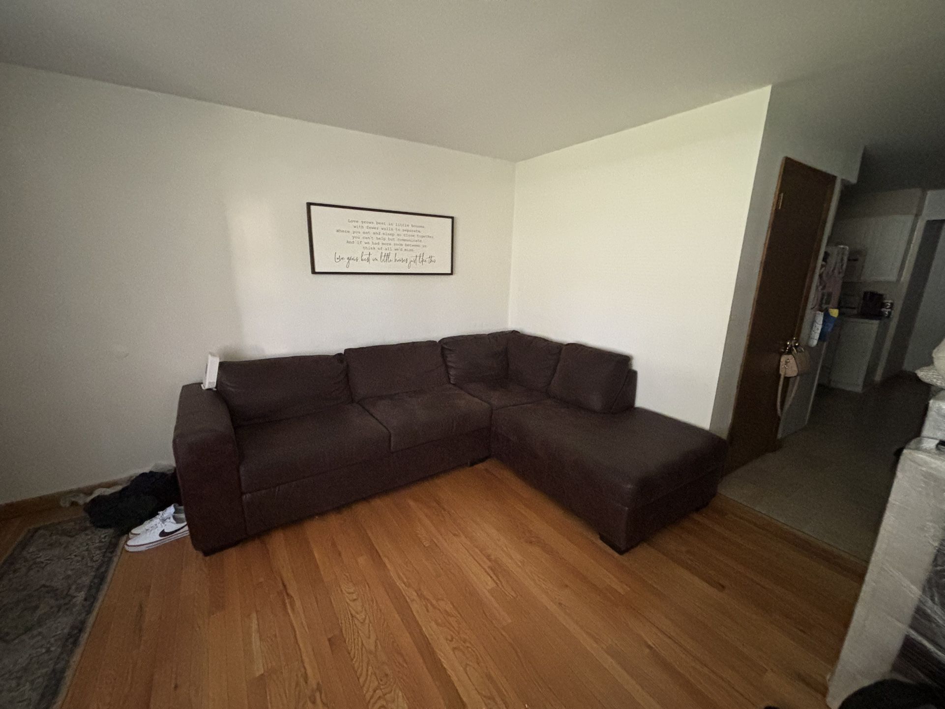 Brown Couch / Sectional 