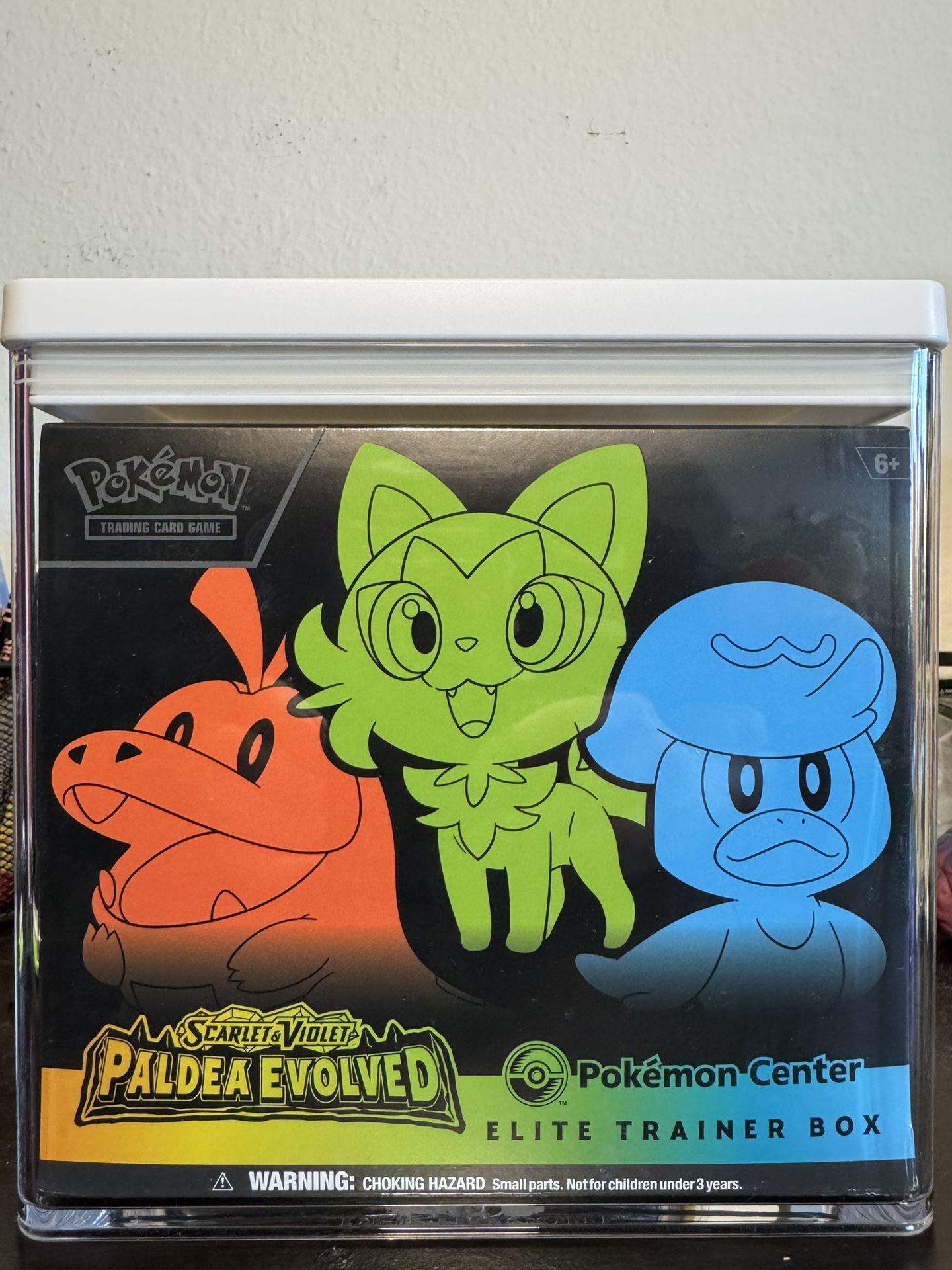 Sealed Pokemon Center Paldea Evolved Elite Trainer Box