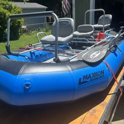 Brand New Maxxon 12’ Raft Fully Outfitted With Trailer