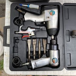 1/2” Campbell Hausfeld 2pc Set, Impact Wrench & Air Hammer Tl1002. Set. • Car Truck Tools • Pickup •